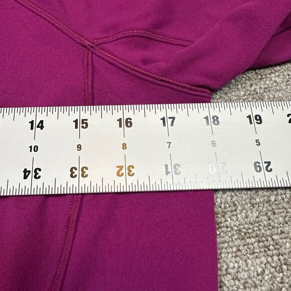 Lululemon Rush Hour 1/2 Zip Sweatshirt Fuchsia Pink Purple Women's Size 8 - Picture 2 of 6